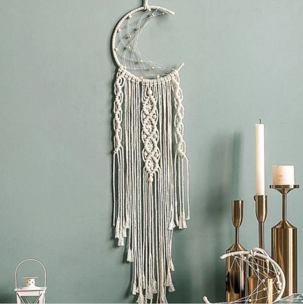 Elegant Cream Dreamcatcher Wall Decor